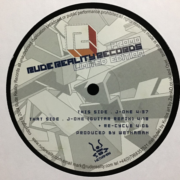 Wethaman - J-One | Rude Reality Records (RUDE 002)