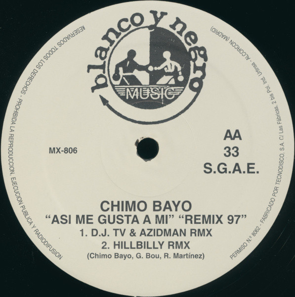 Chimo Bayo - Así Me Gusta A Mi (Remixes 97) | Blanco Y Negro (MX 806) - 4