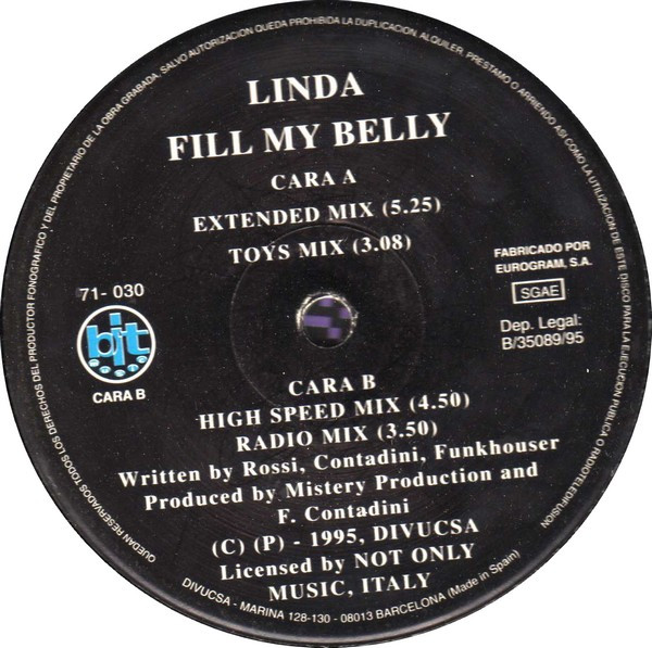 Linda - Fill My Belly | Bit Music (71-030) - 2 Linda - Fill My Belly | Bit Music (71-030) - 2