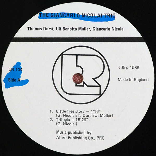 Giancarlo Nicolai Trio - The Giancarlo Nicolai Trio | Leo Records (LR 134) - 3 Giancarlo Nicolai Trio - The Giancarlo Nicolai Trio | Leo Records (LR 134) - 3