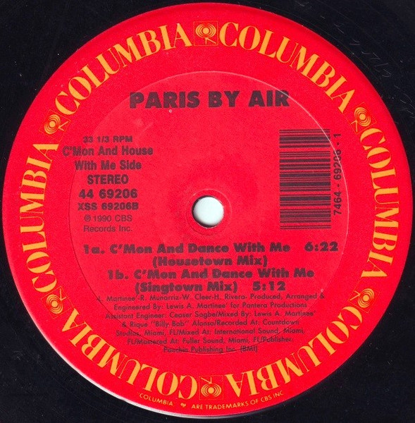Paris By Air - C'mon And Dance With Me | Columbia (44 69206) - 4
