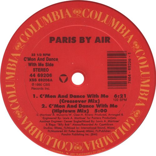 Paris By Air - C'mon And Dance With Me | Columbia (44 69206) - 3