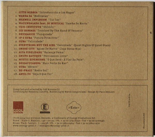 Various - Taba Sensi | Cool D:vision (CLD CD 018/04) - 2