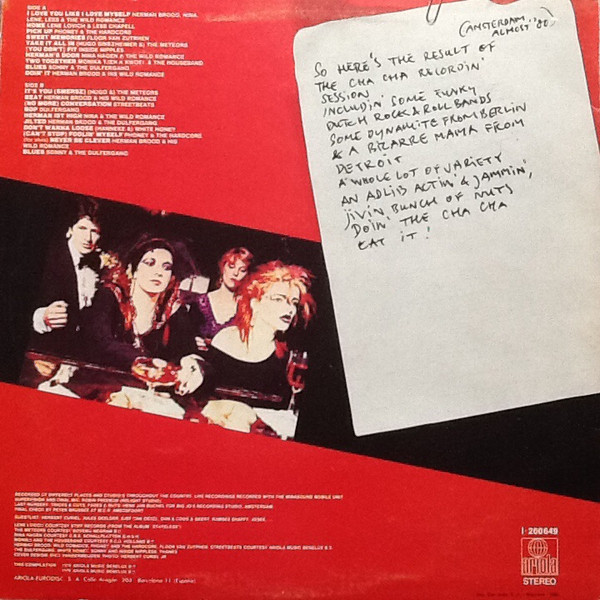 Herman Brood , Nina Hagen And Lene Lovich - Cha Cha (The Soundtrack) - Vinilo | Ariola (I-200649) - 2 Herman Brood , Nina Hagen And Lene Lovich - Cha Cha (The Soundtrack) - Vinilo | Ariola (I-200649) - 2