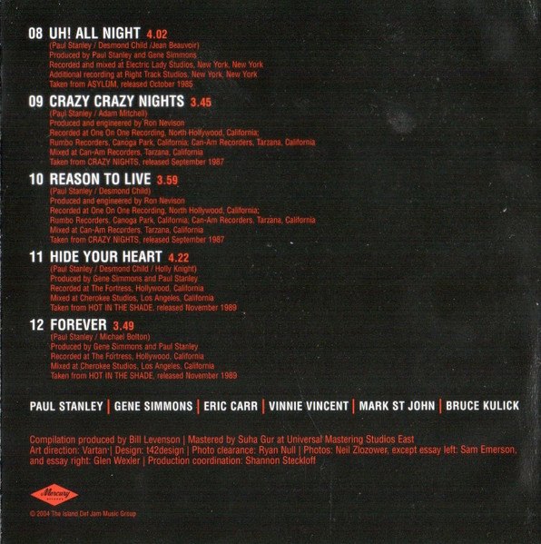 Kiss - The Best Of Kiss Volume 2 [CD] | Mercury (B000259402) - 3
