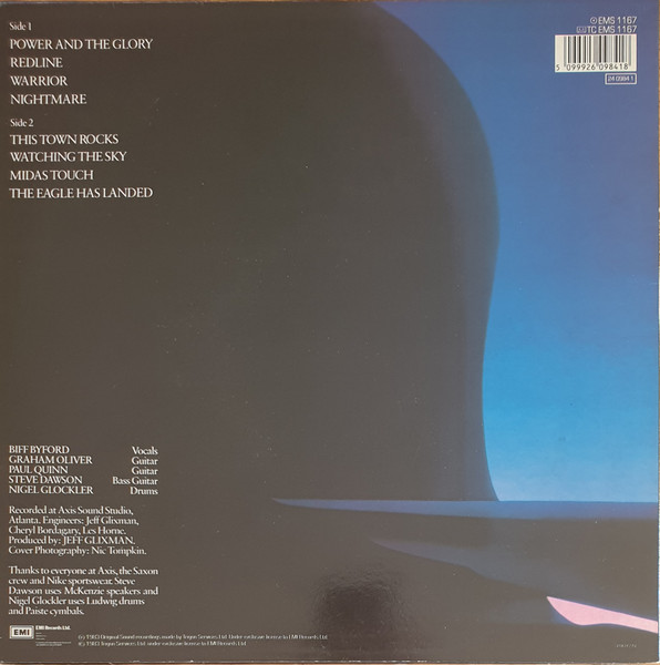 Saxon - Power & The Glory | EMI (EMS 1167) - 2