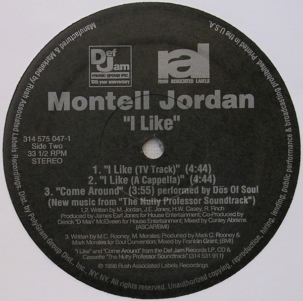 Montell Jordan Featuring Slick Rick - I Like | Rush Associated Labels (314 575 047-1) - 4 Montell Jordan Featuring Slick Rick - I Like | Rush Associated Labels (314 575 047-1) - 4