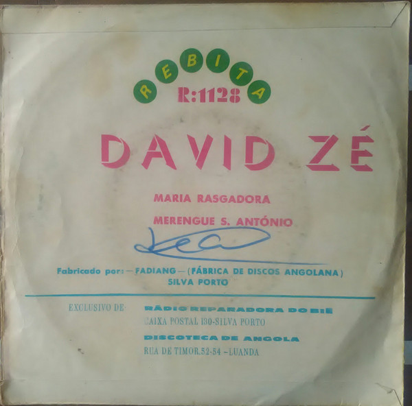 David Zé - Maria Rasgadora / Merengue S. António | Rebita (R:1128) - 2