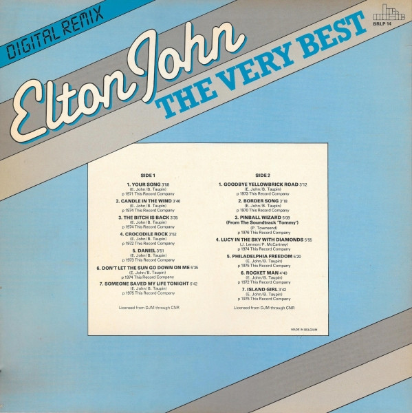 Elton John - The Very Best | BR Music (BRLP 14) - 2 Elton John - The Very Best | BR Music (BRLP 14) - 2