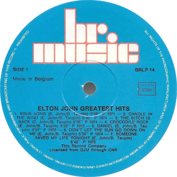 Elton John - The Very Best | BR Music (BRLP 14) - 3 Elton John - The Very Best | BR Music (BRLP 14) - 3