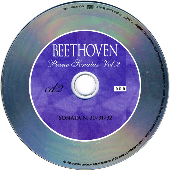 Ludwig van Beethoven - Piano Sonatas Vol.2 | Azzurra Music (CLA4010) - 3 Ludwig van Beethoven - Piano Sonatas Vol.2 | Azzurra Music (CLA4010) - 3
