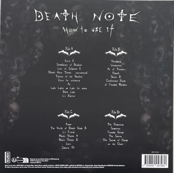 Hideki Taniuchi & Yoshihisa Hirano - Death Note Original Soundtrack II | Kana Music (DV4796) - 2 Hideki Taniuchi & Yoshihisa Hirano - Death Note Original Soundtrack II | Kana Music (DV4796) - 2