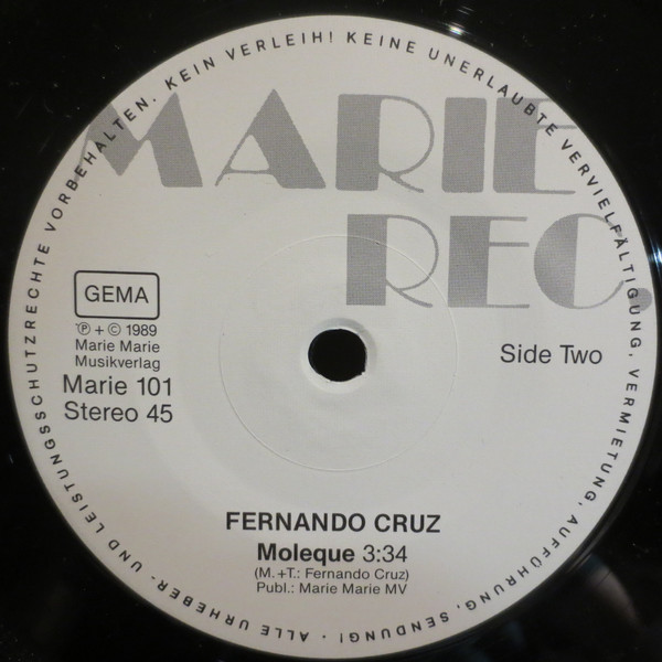 Fernando Cruz - Lambada De Amor | Marie Records (Marie 101) - 4