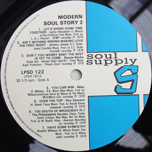 Various - The Modern Soul Story 2 | Soul Supply (LPSD 122) - 2 Various - The Modern Soul Story 2 | Soul Supply (LPSD 122) - 2
