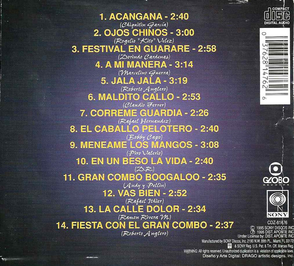 El Gran Combo - The Best | Globo Records (CDZ-81476) - 2