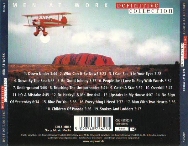 Men At Work - Definitive Collection | Columbia (COL 487562 5) - 2