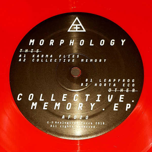 Morphology - Collective Memory EP | Analogical Force (AF020) - 3 Morphology - Collective Memory EP | Analogical Force (AF020) - 3