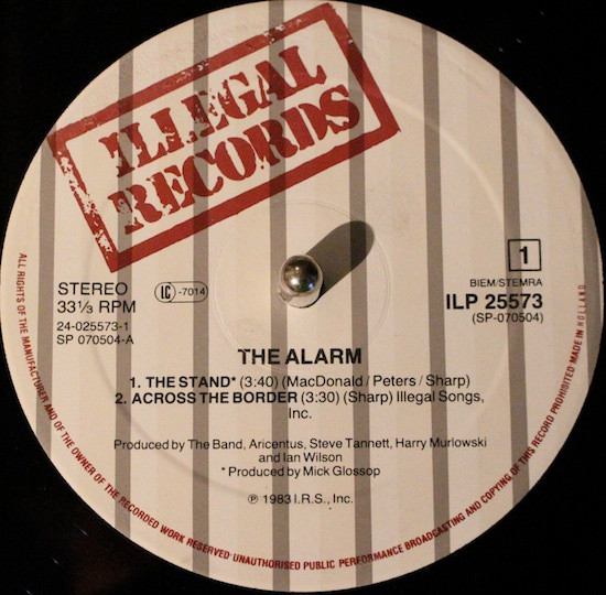 The Alarm - The Alarm | Illegal Records (ILP 25573) - 4 The Alarm - The Alarm | Illegal Records (ILP 25573) - 4