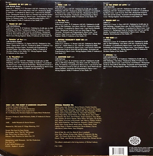 Bobby D'Ambrosio - Here I Am: The Collection | Definity Records (DF2001) - 2 Bobby D'Ambrosio - Here I Am: The Collection | Definity Records (DF2001) - 2