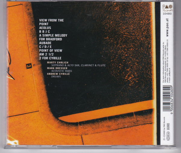 Andrew Cyrille / Mark Dresser / Marty Ehrlich - C/D/E | PAO Records (PAO 10480) - main