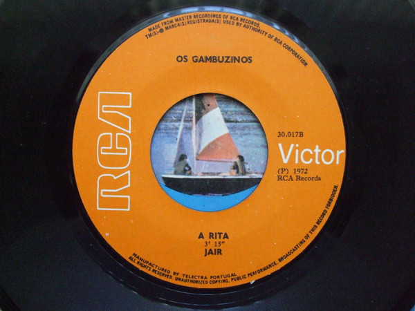 Os Gambuzinos - Filho Do Marinheiro / A Rita | RCA Victor (30.017) - 4