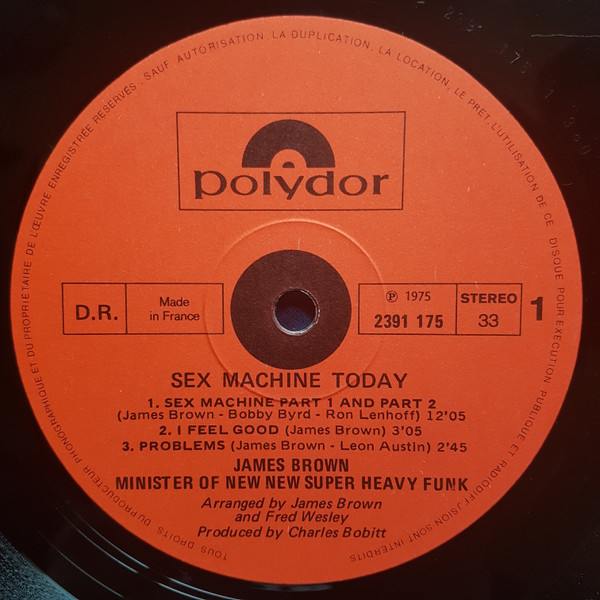 James Brown - Sex Machine Today | Polydor (2391 175) - 3