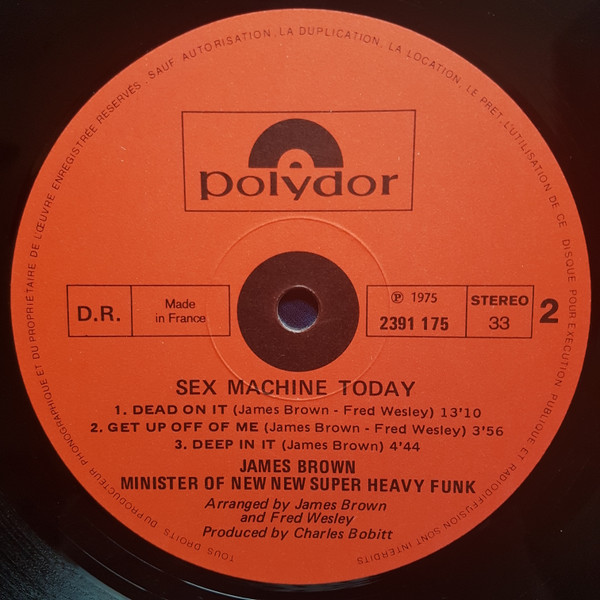James Brown - Sex Machine Today | Polydor (2391 175) - 4