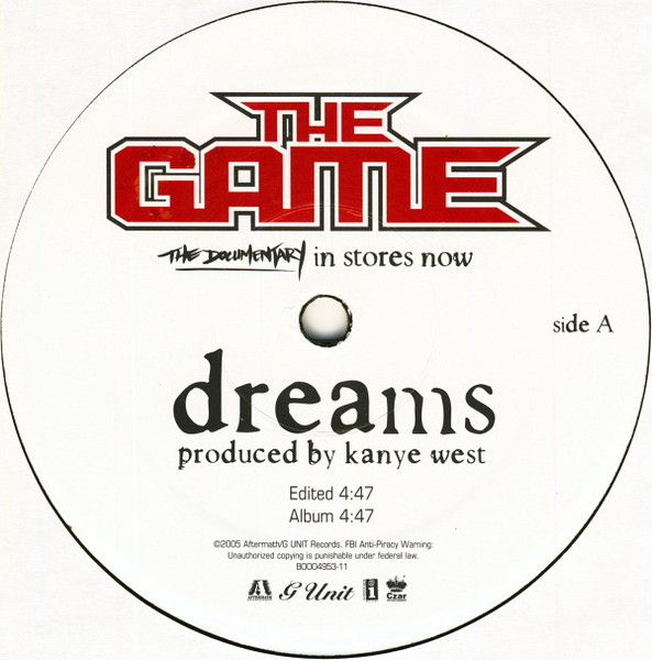 The Game - Dreams | Aftermath Entertainment (B0004953-11) - 3 The Game - Dreams | Aftermath Entertainment (B0004953-11) - 3