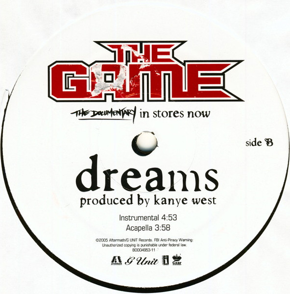 The Game - Dreams | Aftermath Entertainment (B0004953-11) - 4 The Game - Dreams | Aftermath Entertainment (B0004953-11) - 4