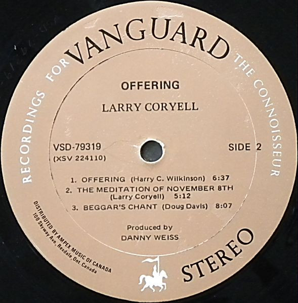 Larry Coryell - Offering | Vanguard (VSD 79319) - 4