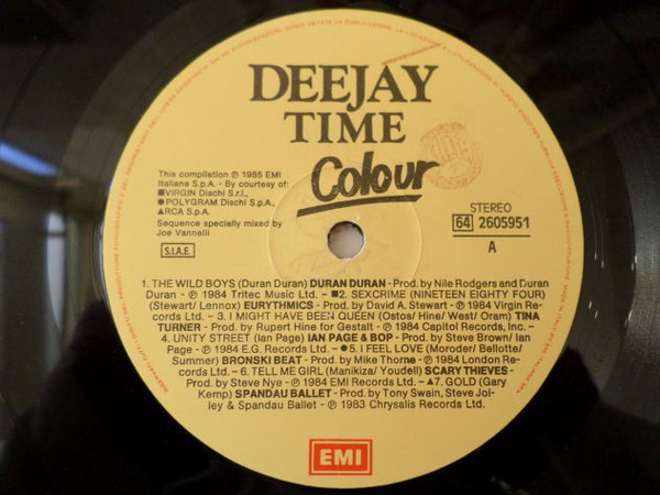 Various - Deejay Time Colour | EMI (64 2605951) - 3 Various - Deejay Time Colour | EMI (64 2605951) - 3