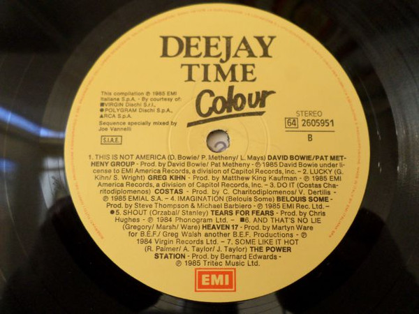 Various - Deejay Time Colour | EMI (64 2605951) - 4 Various - Deejay Time Colour | EMI (64 2605951) - 4