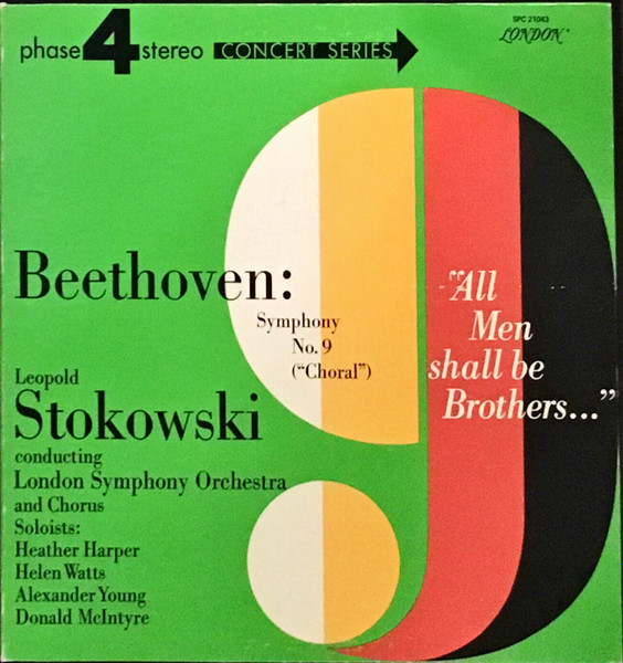 Ludwig van Beethoven - Leopold Stokowski Conducting London Symphony Orchestra And London Symphony Chorus - Symphony No. 9 ("Choral") | London Records (SPC 21043) - main