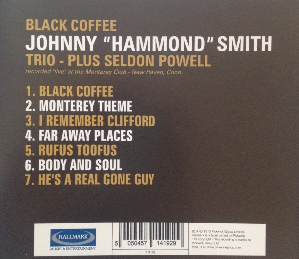 Johnny Hammond - Black Coffee | Hallmark Music & Entertainment (714192) - 3