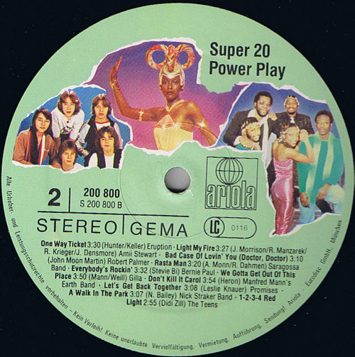 Various - Super 20 Powerplay | Ariola (200 800) - 4