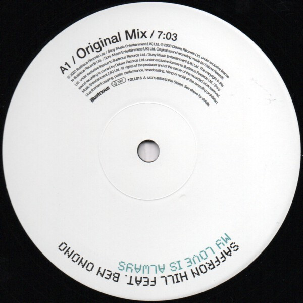 Saffron Hill - My Love Is Always | Illustrious (12ILL016) - 3 Saffron Hill - My Love Is Always | Illustrious (12ILL016) - 3