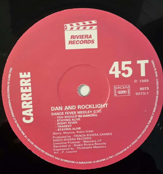 Dan And Rocklight - Dance Night Medley | Carrere (9073) - 2 Dan And Rocklight - Dance Night Medley | Carrere (9073) - 2