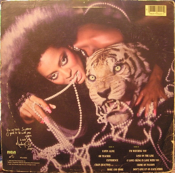 Diana Ross - Eaten Alive | RCA (AFLI-5422)