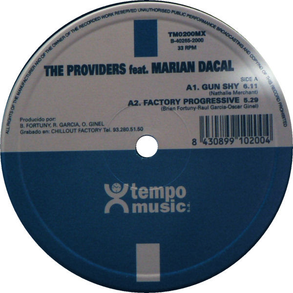 The Providers feat. Marian Dacal - Gun Shy | Tempo Music (TM0200MX) - 3 The Providers feat. Marian Dacal - Gun Shy | Tempo Music (TM0200MX) - 3