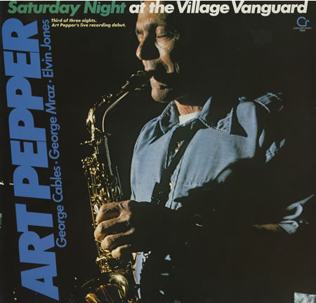 Art Pepper - Saturday Night At The Village Vanguard | Original Jazz Classics (OJC 696) - main