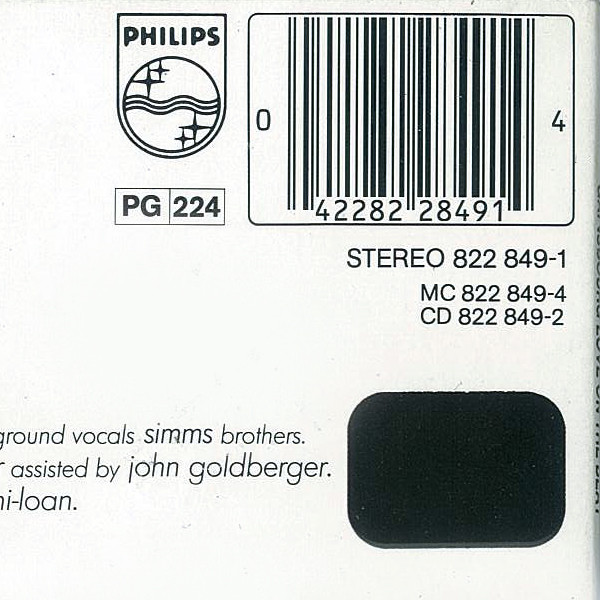 Serge Gainsbourg - Love On The Beat | Philips (822 849-1) - 3 Serge Gainsbourg - Love On The Beat | Philips (822 849-1) - 3