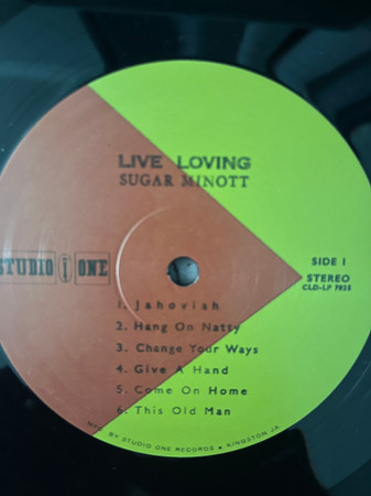 Sugar Minott - Live Loving | Studio One (CLD-LP-7025) - 3
