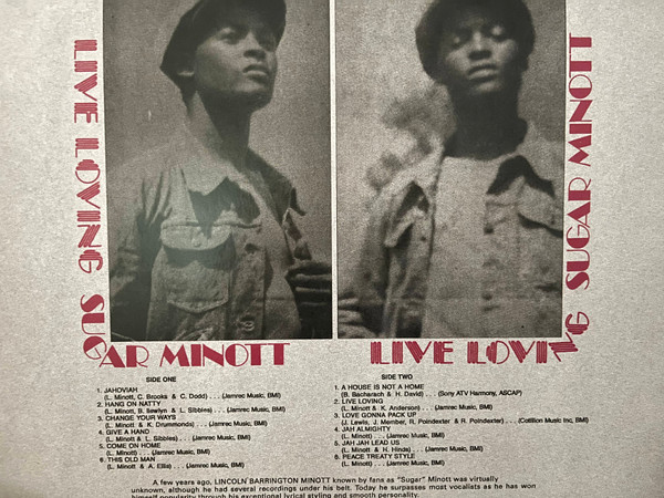 Sugar Minott - Live Loving | Studio One (CLD-LP-7025) - 2