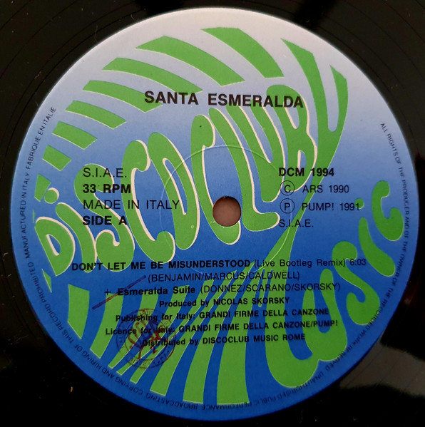 Santa Esmeralda - Don't Let Me Be Misunderstood + Esmeralda Suite | Discoclub Music (DCM 1994) - 2 Santa Esmeralda - Don't Let Me Be Misunderstood + Esmeralda Suite | Discoclub Music (DCM 1994) - 2