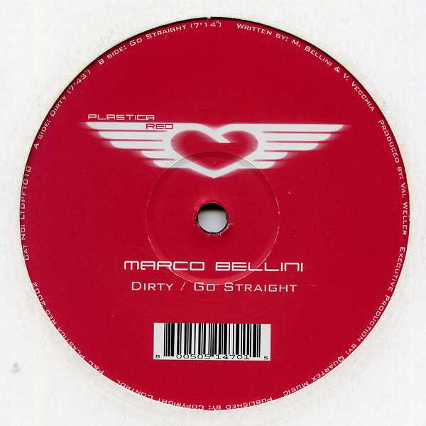 Marco Bellini - Dirty /  Go Straight | Plastica RED (LTDPFT010) - 2