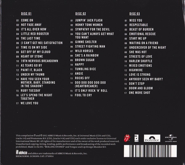 The Rolling Stones - Grrr! | Rolling Stones Records (3710914) - 2