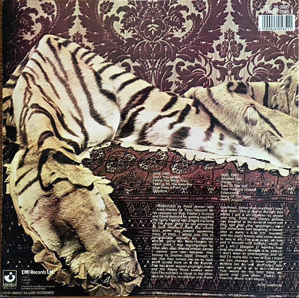 Roy Harper - Flat Baroque And Berserk | Harvest (EG 26 0585 1) - 3