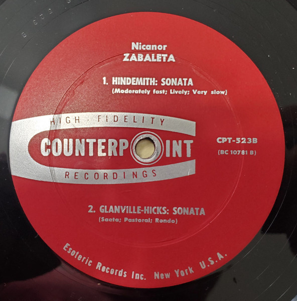 Nicanor Zabaleta - Harp Music Vol. 2 | Esoteric (ES-523) - 4 Nicanor Zabaleta - Harp Music Vol. 2 | Esoteric (ES-523) - 4