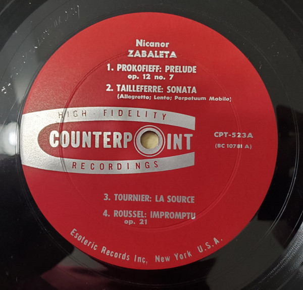 Nicanor Zabaleta - Harp Music Vol. 2 | Esoteric (ES-523) - 3 Nicanor Zabaleta - Harp Music Vol. 2 | Esoteric (ES-523) - 3