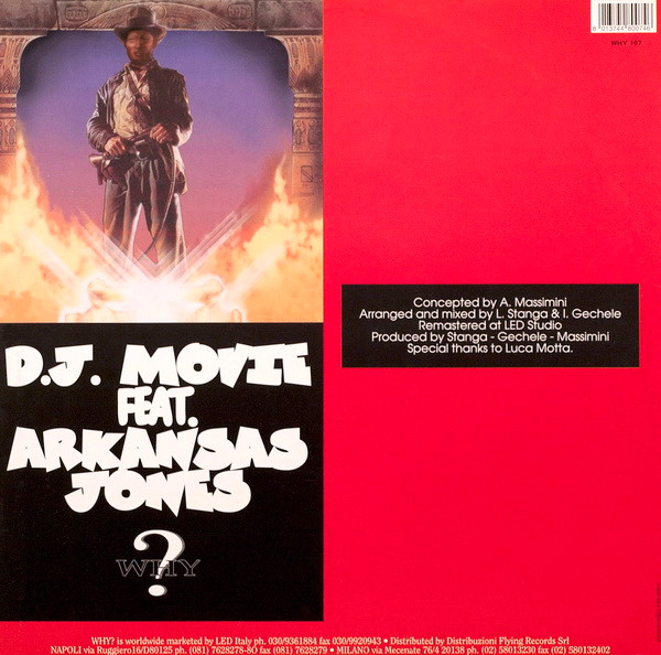 D.J. Movie Feat. Arkansas Jones - Theme From Indiana Jones | Why Records (WHY 107) - 2 D.J. Movie Feat. Arkansas Jones - Theme From Indiana Jones | Why Records (WHY 107) - 2